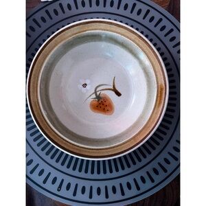 Vintage Premiere Potters Kraft Wild Strawberry Design Japan Bowl and  Plate Set